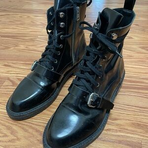 All Saints women’s Black Leather Boots 41